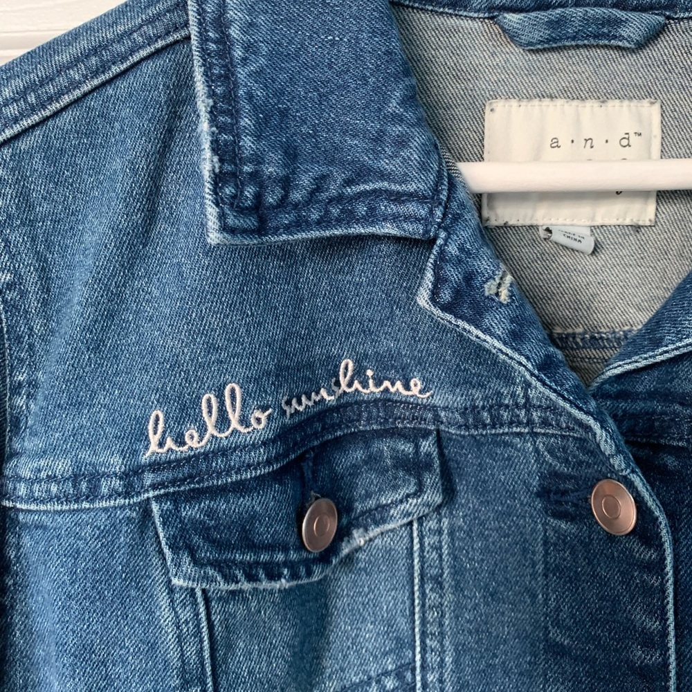 A New Day (Target) Jean Jacket Slightly Distressed Look